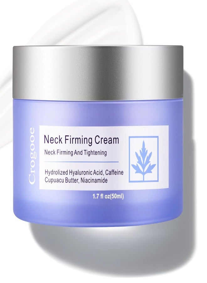 Crogooe Neck Firming Cream - Neck Creams for Tightening and Firming, Tightening and Lifting Wrinkles & Crepey Skin for Neck & Décolleté-1.7 fl.oz - Image 1